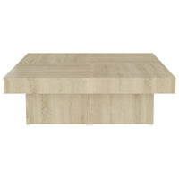 Tavolino da Salotto Rovere Sonoma 90x90x28 cm Legno Multistrato 806915