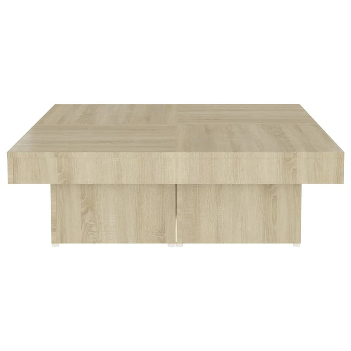 Tavolino da Salotto Rovere Sonoma 90x90x28 cm Legno Multistrato 806915