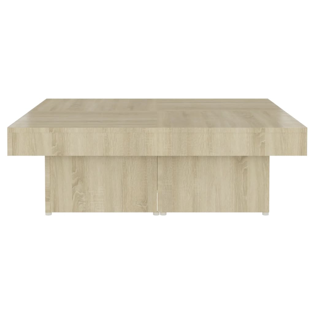 Tavolino da Salotto Rovere Sonoma 90x90x28 cm Legno Multistrato 806915