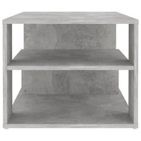 Tavolino da CaffÃ¨ Grigio Cemento 100x50x40 cm in Truciolato cod mxl 13069
