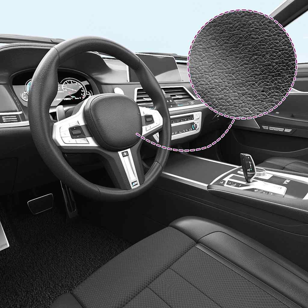 Pellicole per Auto 2pz Nero Opaco 100x150cm + 50x150cm