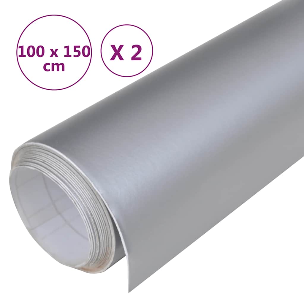 Pellicole per Auto 2pz Argento Opaco 100x150cm 210707