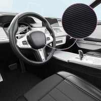 Pellicole per Auto 2 pz 3D Nero Opaco 100x150 cm+50x150 cm 210715