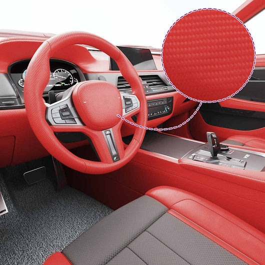 Pellicole per Auto 2 pz 4D Rosse 100x150 cm 210731