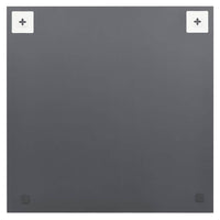 Specchio da Parete Quadrato con Luci LED-Specchio a Muro-Specchio Decorativo in Vetro 389039