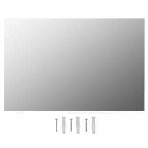 Specchio da Parete Rettangolare con Luci LED in Vetro 3078637