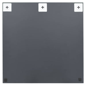 Specchio da Parete Quadrato con Luci LED-Specchio a Muro-Specchio Decorativo in Vetro 640786