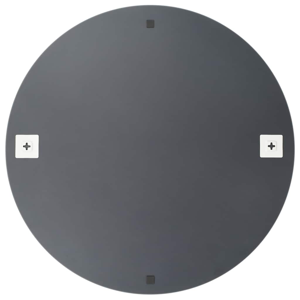 Specchio da Parete Rotondo con Luci LED-Specchio a Muro-Specchio Decorativo in Vetro 629419