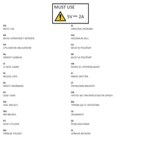 Specchio Parete Rettangolare Senza Cornice con Luci LED Vetro 3078644