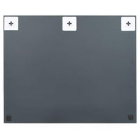 Specchio Parete-Specchio a Muro-Specchio Decorativo Rettangolare Senza Cornice con Luci LED Vetro 363966