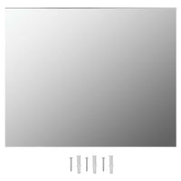 Specchio Parete Rettangolare Senza Cornice con Luci LED Vetro cod mxl 67873