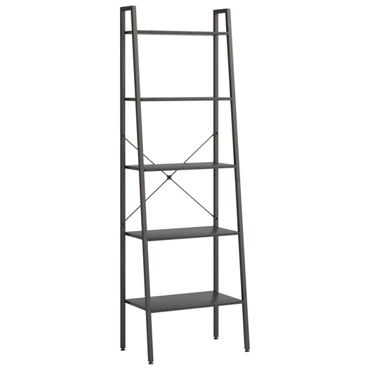 Scaffale Autoportante con 5 Ripiani Nero 56x35x174 cm 336369