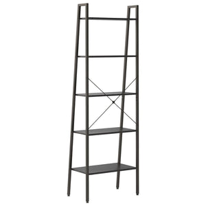 Scaffale Autoportante con 5 Ripiani Nero 56x35x174 cm 336369