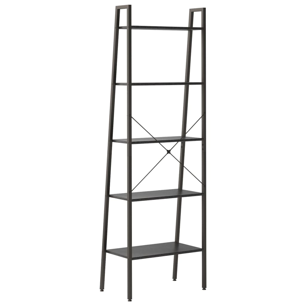 Scaffale Autoportante con 5 Ripiani Nero 56x35x174 cm 336369