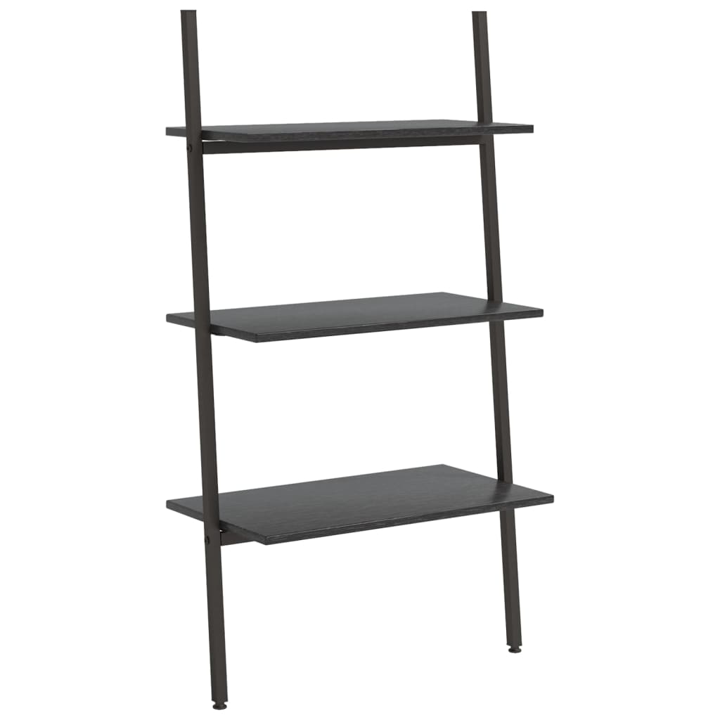 Scaffale Pendente a 3 Livelli Nero 64x34x116cm 336372
