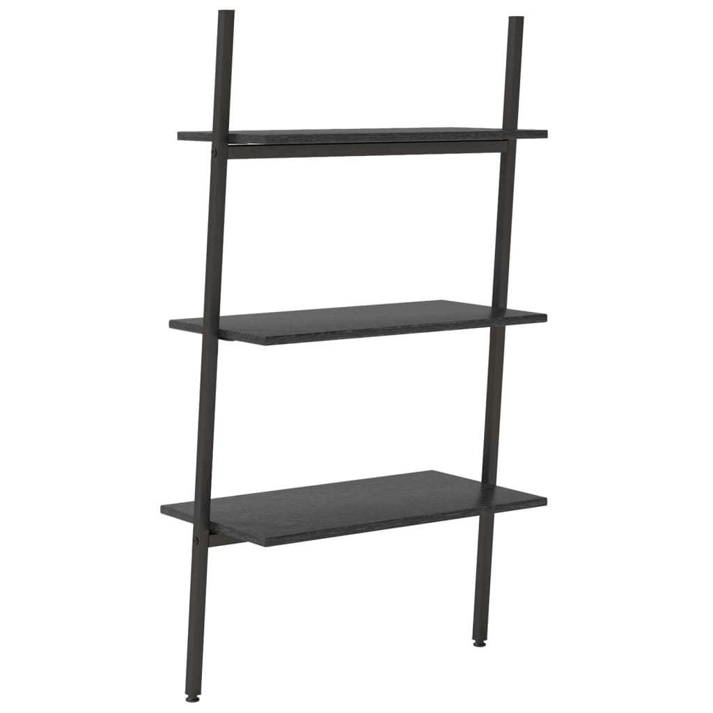 Scaffale Pendente a 3 Livelli Nero 64x34x116cm 336372