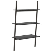 Scaffale Pendente a 3 Livelli Nero 64x34x116cm 336372