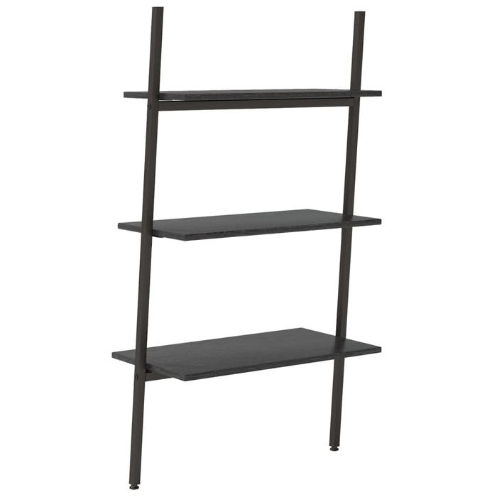 Scaffale Pendente a 3 Livelli Nero 64x34x116cm 336372