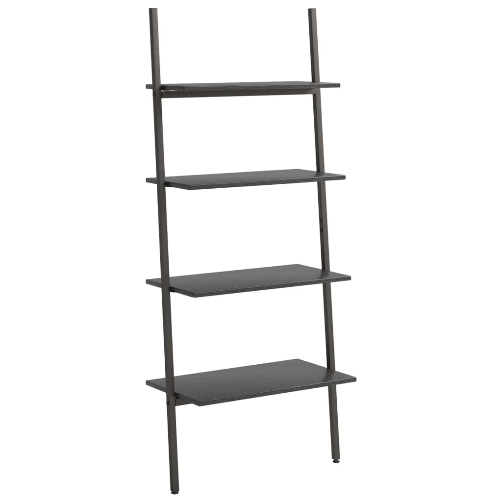 Scaffale Pendente a 4 Livelli Nero 64x34x150,5 cm 336375