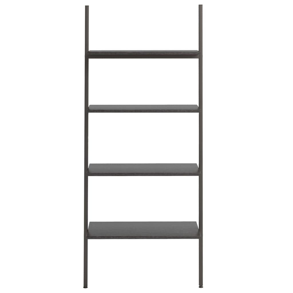 Scaffale Pendente a 4 Livelli Nero 64x34x150,5 cm 336375