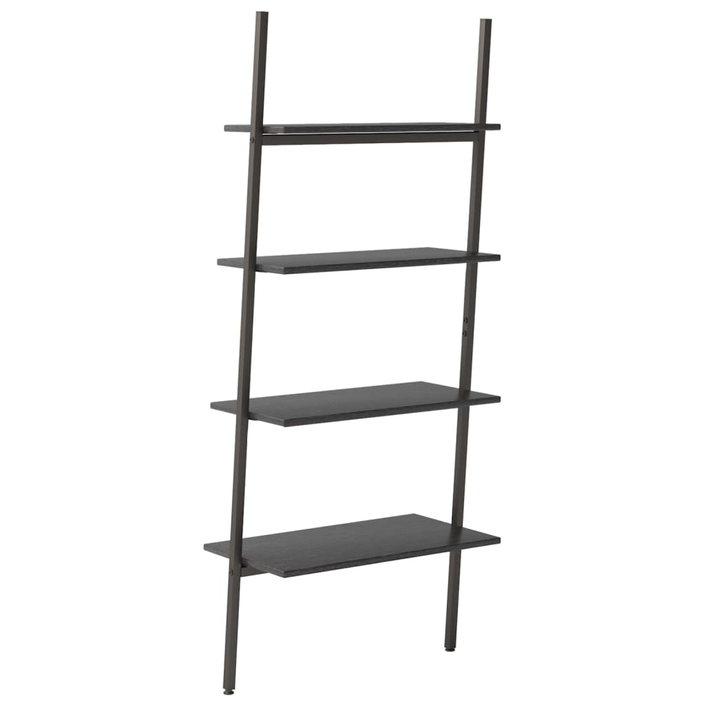 Scaffale Pendente a 4 Livelli Nero 64x34x150,5 cm 336375