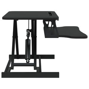 Banco da Lavoro Regolabile 60x40x(13-41,5)cm in Acciaio e Legno 336397