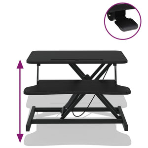 Banco da Lavoro Regolabile 60x40x(13-41,5)cm in Acciaio e Legno 336397