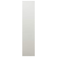 Armadio per Ufficio Grigio Chiaro 90x40x180 cm in Acciaio cod mxl 40068
