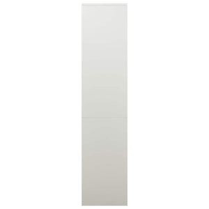 Armadio per Ufficio Grigio Chiaro 90x40x180 cm in Acciaio cod mxl 40068