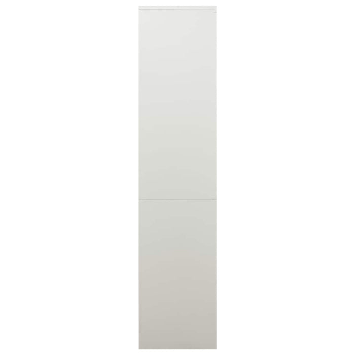 Armadio per Ufficio Grigio Chiaro 90x40x180 cm in Acciaio cod mxl 40068