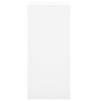 Armadio per Ufficio Anta Scorrevole Bianco 90x40x90cm Acciaio