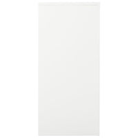 Armadio con Ante Scorrevoli Bianco 90x40x90 cm in Acciaio cod mxl 68752