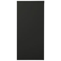 Armadio con Ante Scorrevoli Antracite 90x40x90 cm in Acciaio