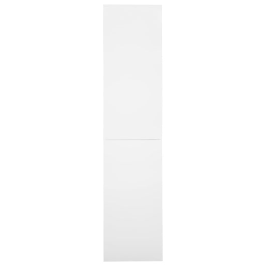 Armadio per Ufficio Anta Scorrevole Bianco 90x40x180 cm Acciaio 335962