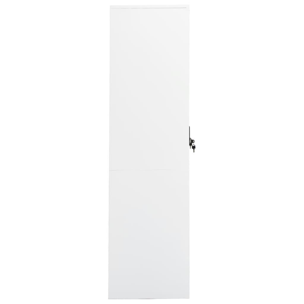 Armadio Bianco 80x50x180 cm in Acciaio cod mxl 65897