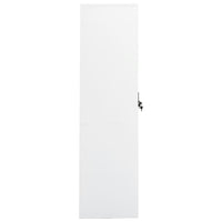 Armadio Bianco 80x50x180 cm in Acciaio cod mxl 65897