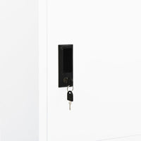 Armadio Bianco 80x50x180 cm in Acciaio cod mxl 65897