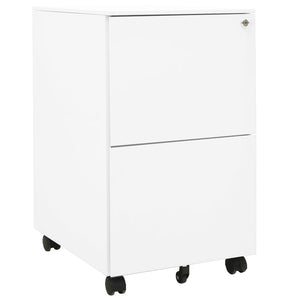 Schedario Mobile Bianco 39x45x67 cm in Acciaio cod mxl 64492