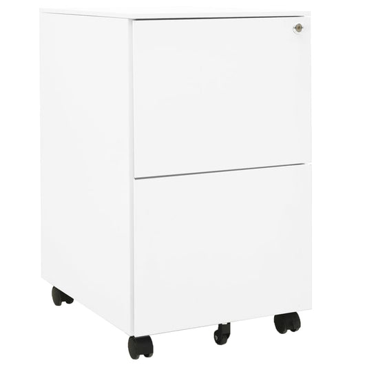 Schedario Mobile Bianco 39x45x67 cm in Acciaio cod mxl 64492
