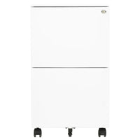 Schedario Mobile Bianco 39x45x67 cm in Acciaio cod mxl 64492