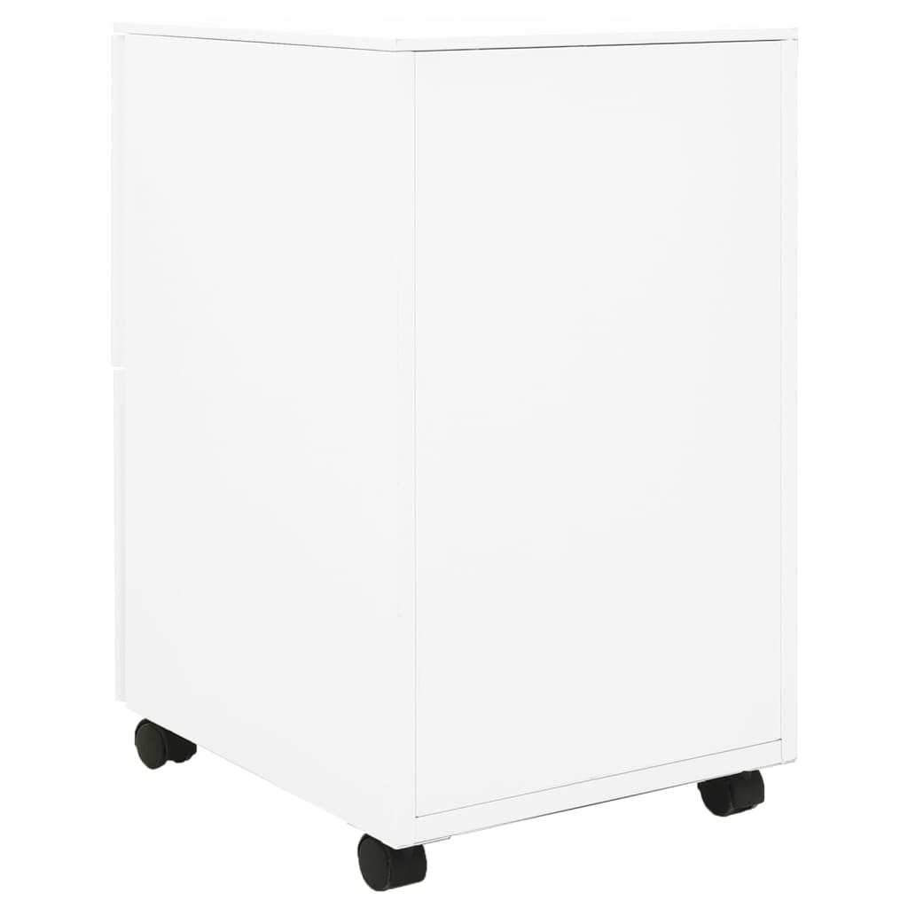 Schedario Mobile Bianco 39x45x67 cm in Acciaio cod mxl 64492