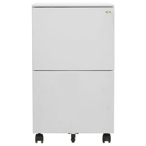 Schedario Mobile Grigio Chiaro 39x45x67 cm in Acciaio cod mxl 63629