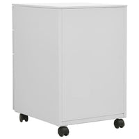 Schedario Mobile Grigio Chiaro 39x45x60 cm in Acciaio cod mxl 77524