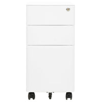 Schedario Mobile Bianco 30x45x59 cm in Acciaio cod mxl 55204