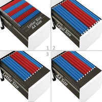 Schedario Mobile Bianco 30x45x59 cm in Acciaio cod mxl 55204