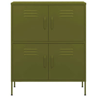 Armadietto Verde Oliva 80x35x101,5 cm in Acciaio 336135