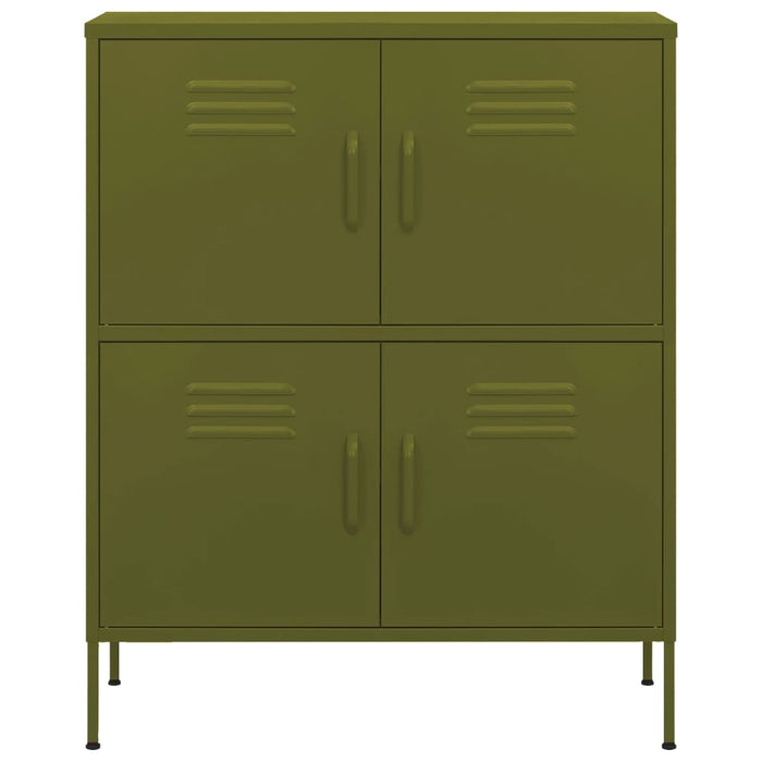 Armadietto Verde Oliva 80x35x101,5 cm in Acciaio 336135