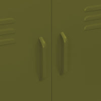 Armadietto Verde Oliva 80x35x101,5 cm in Acciaio 336135