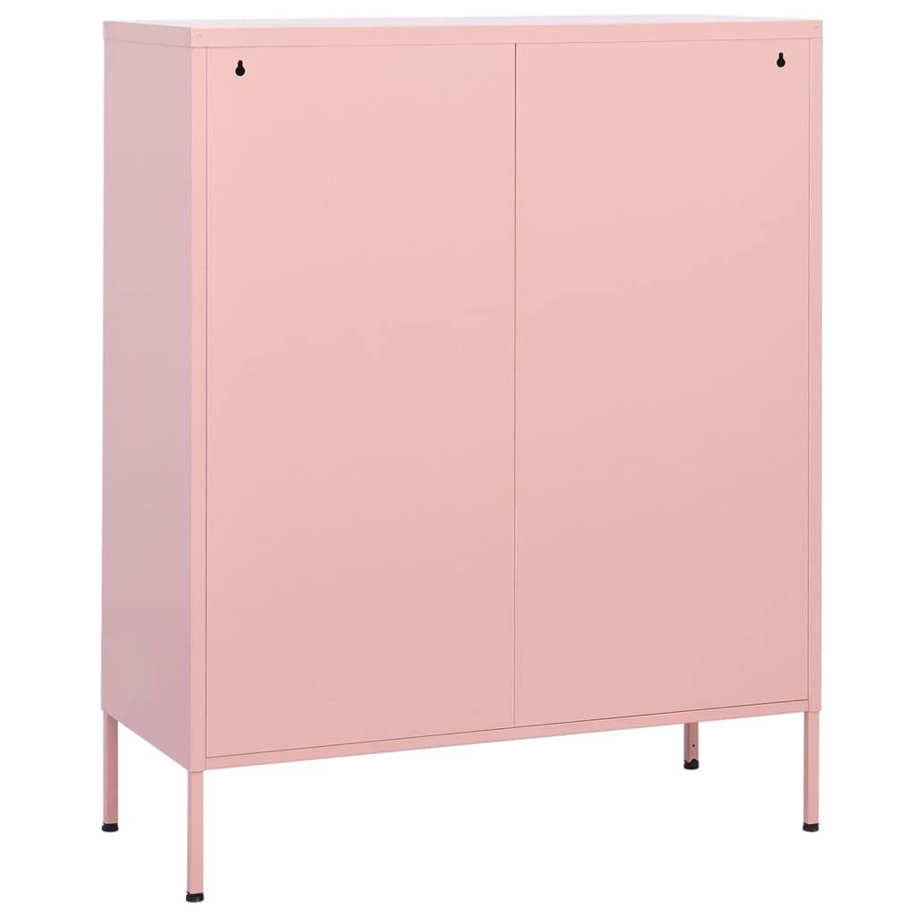 Armadietto Rosa 80x35x101,5 cm in Acciaio cod mxl 41510