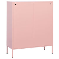 Armadietto Rosa 80x35x101,5 cm in Acciaio 336139